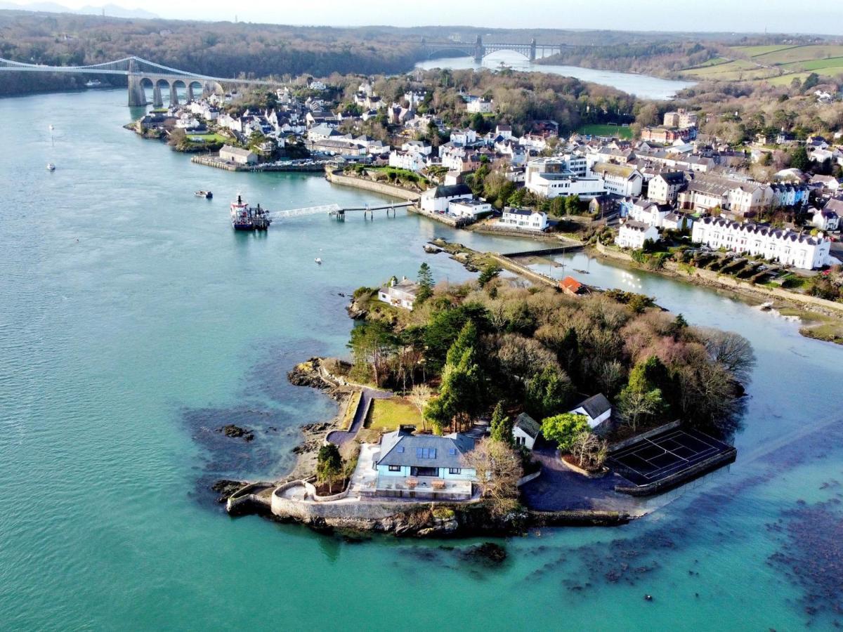 Ynys Faelog Cottage Menai Bridge Bagian luar foto